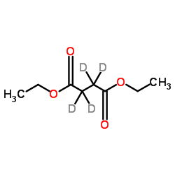 琥珀酸二乙酯-2,2,3,3-d4结构式