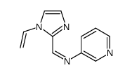 3-Pyridinamine,N-[(1-ethenyl-1H-imidazol-2-yl)methylene]-(9CI) Structure