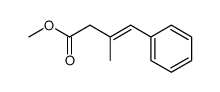 methyl (E)-3-methyl-4-phenylbut-3-enoate结构式