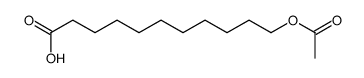 11-acetyloxyundecanoic acid结构式
