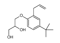 3-[4-(1,1-Dimethylethyl)-2-(2-propenyl)phenoxy]-1,2-propanediol结构式
