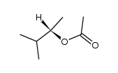 (+)(S)-3-acetoxy-2-methyl-butane结构式