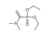 1-diethoxyphosphoryl-N,N-dimethylethenamine结构式