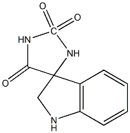 螺[咪唑烷-4,3'-吲哚啉]-2,2',5-三酮结构式
