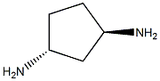 反式-1,3-环戊二胺结构式