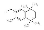 Naphthalene,6-(chloromethyl)-1,2,3,4-tetrahydro-1,1,4,4,7-pentamethyl- Structure