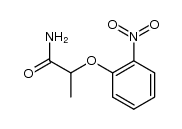 2-(2-nitrophenoxy)propanamide结构式