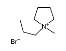 N-甲基-N-丙基吡咯烷溴结构式