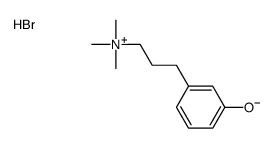 3-(3-hydroxyphenyl)propyl-trimethylazanium,bromide Structure