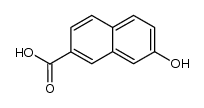 7-羟基-2-萘甲酸结构式