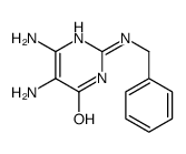 5,6-diamino-2-(benzylamino)-1H-pyrimidin-4-one Structure