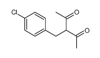 3-(4-CHLOROBENZYL)-2,4-PENTANEDIONE结构式