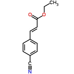 Ethyl (2E)-3-(4-cyanophenyl)acrylate Structure