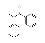 1-(cyclohexen-1-yl)ethylsulfinylbenzene Structure