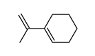 1-(prop-1-en-2-yl)cyclohex-1-ene结构式