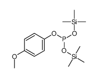 (4-methoxyphenyl) bis(trimethylsilyl) phosphite Structure