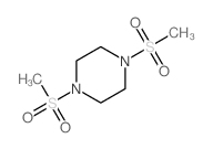 1,4-bis(methylsulfonyl)piperazine Structure