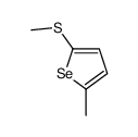 2-methyl-5-methylsulfanylselenophene Structure