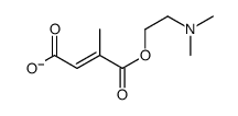 4-[2-(dimethylamino)ethoxy]-3-methyl-4-oxobut-2-enoate Structure