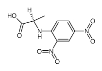 N-(2,4-dinitro-phenyl)-D-alanine Structure