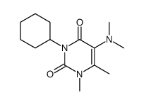 3-Cyclohexyl-1,6-dimethyl-5-(dimethylamino)uracil picture
