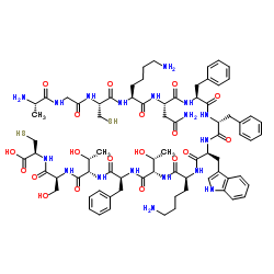 (D-Phe7)-Somatostatin-14 structure