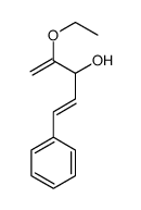 4-ethoxy-1-phenylpenta-1,4-dien-3-ol Structure