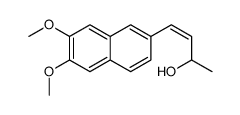 4-(6,7-dimethoxynaphthalen-2-yl)but-3-en-2-ol结构式