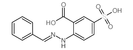 5-磺酸邻氨基苯甲酸腙(2-羧基-4-磺酸苯腙)结构式