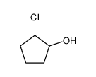 2-chlorocyclopentane-1-ol Structure