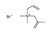 dimethyl-(2-methylprop-2-enyl)-prop-2-enylazanium,bromide Structure