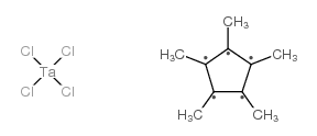 五甲基环戊二烯基四氯化钽结构式