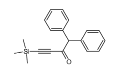 1,1-diphenyl-4-(trimethylsilyl)but-3-yn-2-one Structure