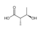 (2S,3R)-3-hydroxy-2-methyl-Butanoic acid Structure