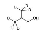 异丁醇-D6结构式