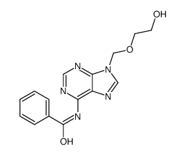 N-[9-(2-hydroxyethoxymethyl)purin-6-yl]benzamide Structure