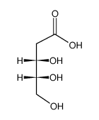 2-deoxy-D-ribonic acid Structure