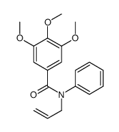 N-Allyl-N-phenyl-3,4,5-trimethoxybenzamide结构式