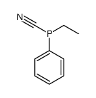 Phosphine, cyano-ethyl-phenyl- Structure