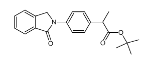 indoprofen tert-butyl ester Structure