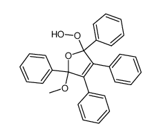 2-hydroperoxy-5-methoxy-2,3,4,5-tetraphenyl-2,5-dihydrofuran结构式