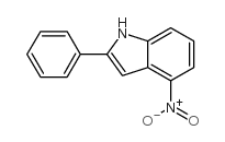 4-硝基-2-苯基吲哚结构式