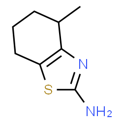 4-甲基-4,5,6,7-四氢苯并[D]噻唑-2-胺结构式