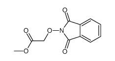 2-(1,3-二氧代异吲哚啉-2-基氧基)乙酸甲酯结构式