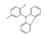9-(2-fluoro-5-methylphenyl)carbazole Structure