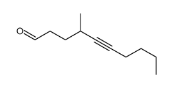 4-methyldec-5-ynal Structure