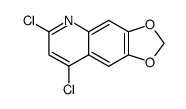 2,4-Dichloro-6,7-methylenedioxyquinoline结构式
