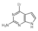 4-溴-2-氨基-7H-吡咯并[2,3-D]嘧啶结构式