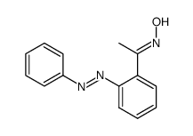 o-(phenylazo)acetophenone oxime Structure