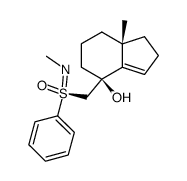 (4S,7aR)-7a-methyl-4-[(N-methyl-S-phenylsulfimidoyl)methyl]-2,4,6,7,7a-hexahydro-1H-inden-4-ol Structure